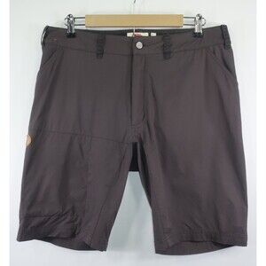 Fjallraven Abisko Lite Shorts Reg. Fit Mid Waist Gray Size 33 34 Gorpcore Trek
